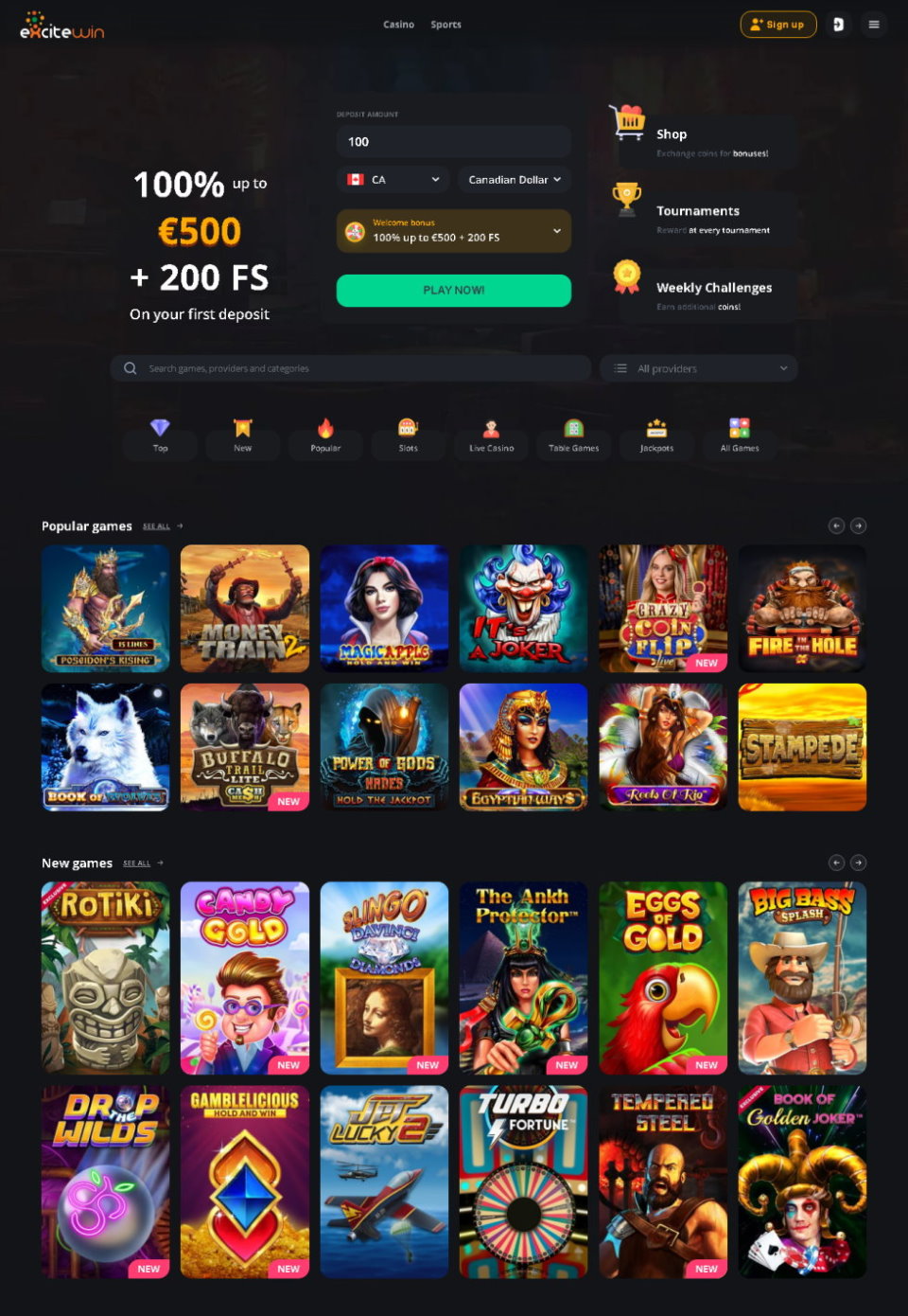 ExciteWin Casino